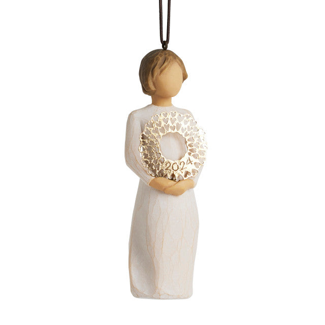 2024 Dated Wreath Ornament – Joyful Milestone Keepsake