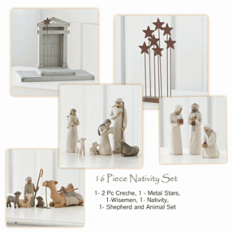 16-Piece Nativity Set – Classic Christmas Keepsake Display