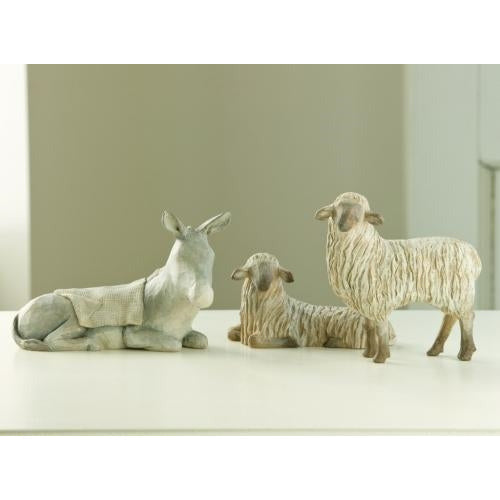 Gentle Animals of the Stable Nativity – Christmas Story Figures