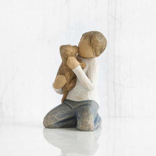 Kindness Boy Figurine – Compassion and Encouragement Gift