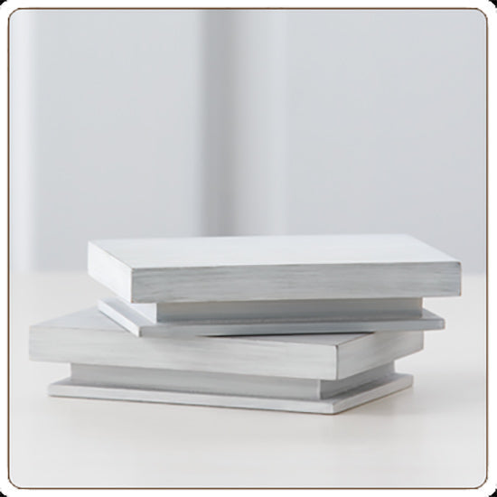 Set of 2 Rectangle Shelves for Figurines and Keepsake Displays