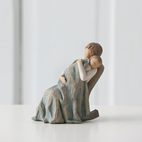 The Quilt Figurine – Mother and Child Family Keepsake Gift