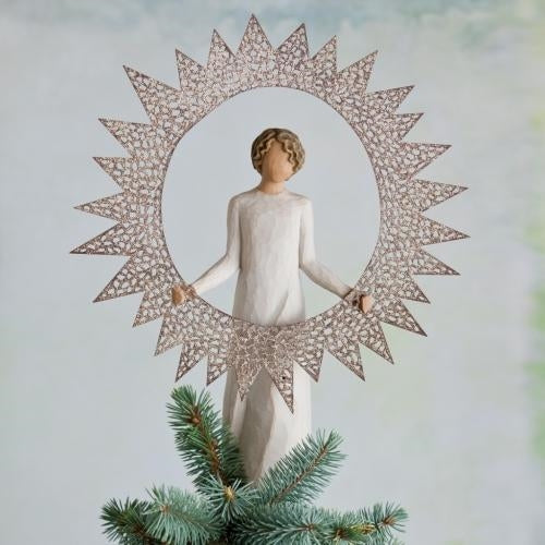 Willow Tree Starlight Tree Topper – Angel Christmas Keepsake