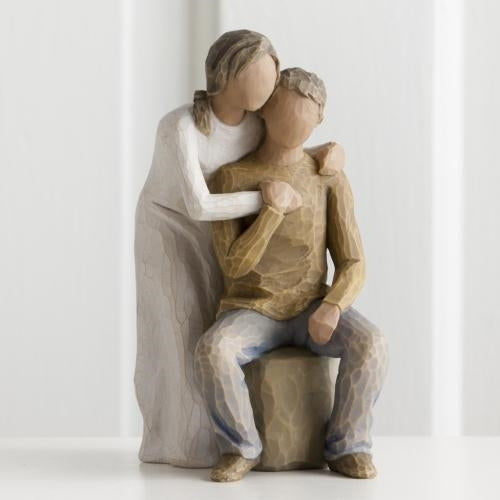 You and Me Figurine – Darker Skin Tone Couple Keepsake Gift