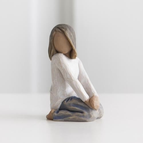 Joyful Child Figurine – Darker Skin Tone Family Keepsake