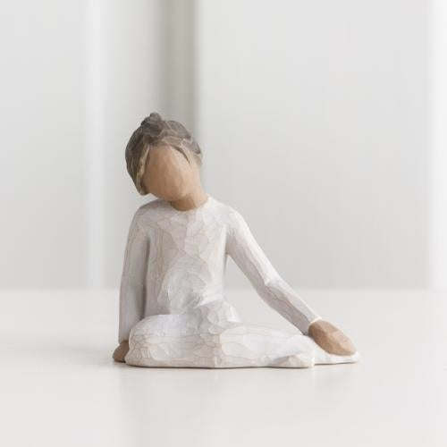Thoughtful Child Darker Skin Tone Figurine – Family Keepsake Gift