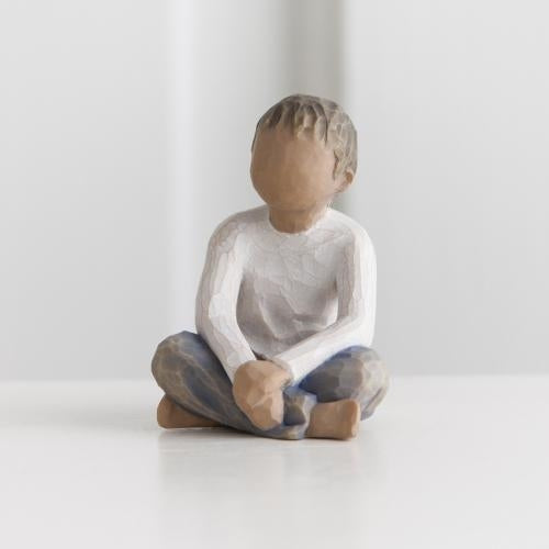Imaginative Child Figurine – Darker Skin Tone Creative Keepsake
