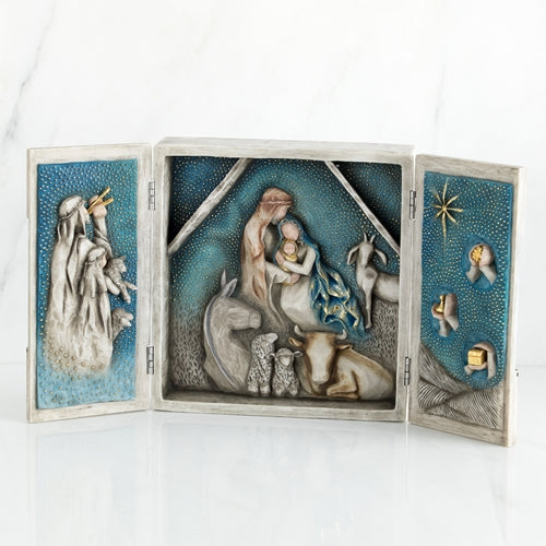 Willow Tree Starry Night Nativity – Angel Christmas Display