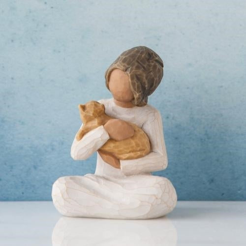 Kindness Girl Figurine – Darker Skin Tone Compassion Gift
