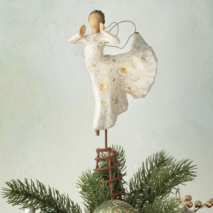 Willow Tree Song of Joy Tree Topper – Angel Christmas Ornament