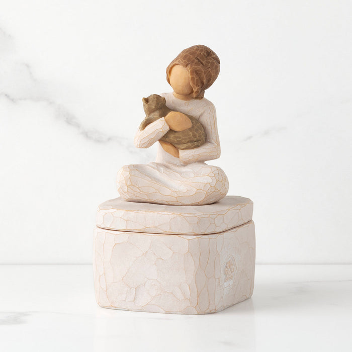 Kindness Girl Keepsake Box – Encouragement and Cat Lover Gift